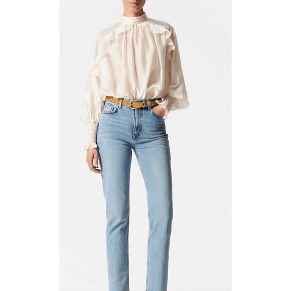 & Other stories slim jeans size 25 high rise raw hem - Picture 7 of 8